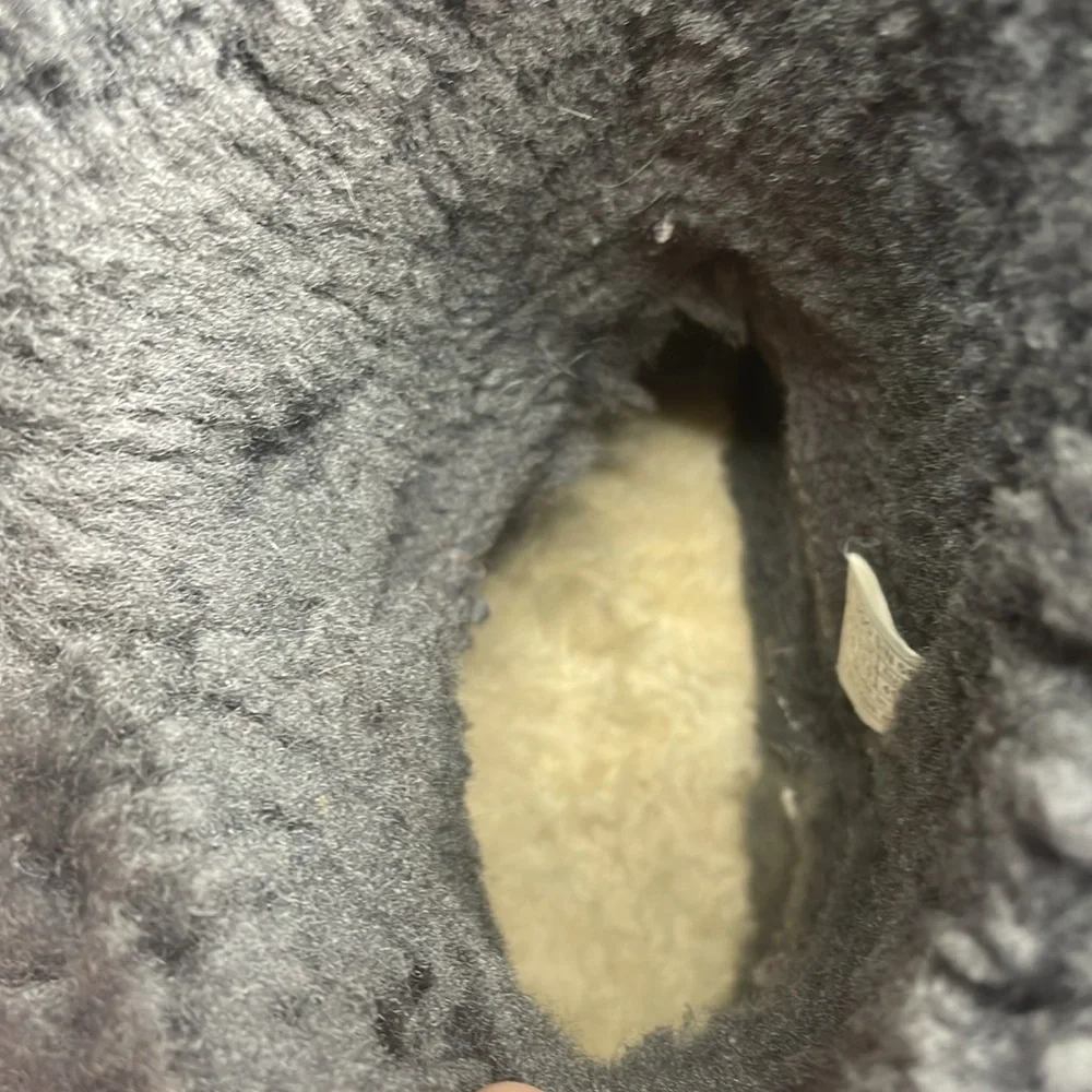 Ugg Australia Bailey button Grey Sheepskin Boots